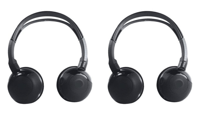 Pilot Odyssey Wireless DVD Headphones For 2006-2021 Model Years - Over Ear Headphones with Passive Noise Cancellation - IR Music Headphones with Automatic Shutoff for Rear Seat Entertainment – Black