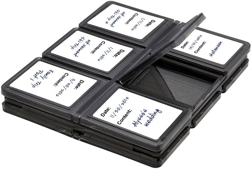XIT XTMCASE 12 Piece SD/SDHC Memory Card Hard Plastic Case