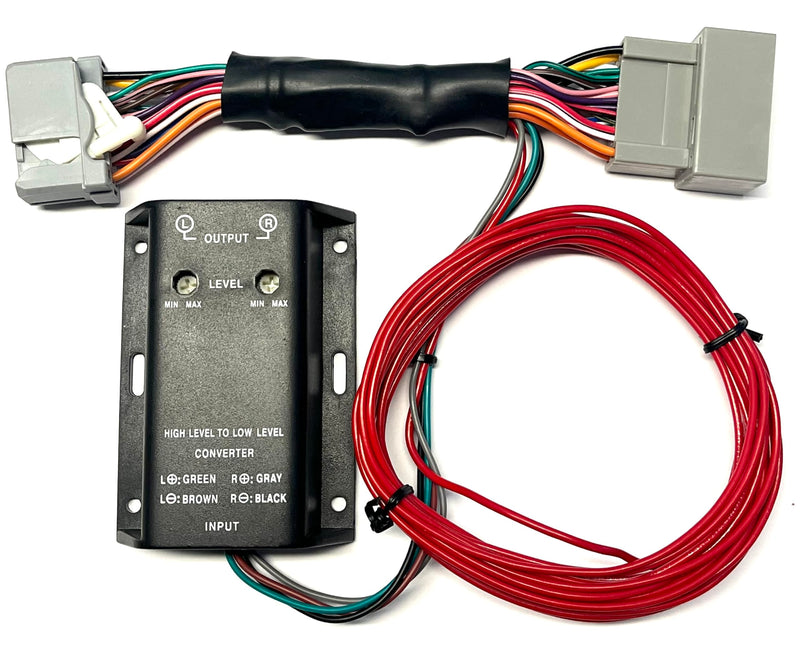 Add an Amp Bass Sub Amplifier Adapter Interface to Factory Car Stereo Radio- Made for Select Acura Made for Select Honda- 2008-2017 Accord, 2012-2015 Civic, Etc. -No Factory External Amp