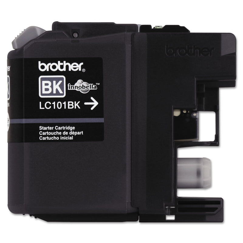 Brother Genuine Standard Yield Black Ink Cartridge, LC101BK, Replacement Black Ink, Page Yield Upto 300 Pages, LC101 1 Count (Pack of 1)