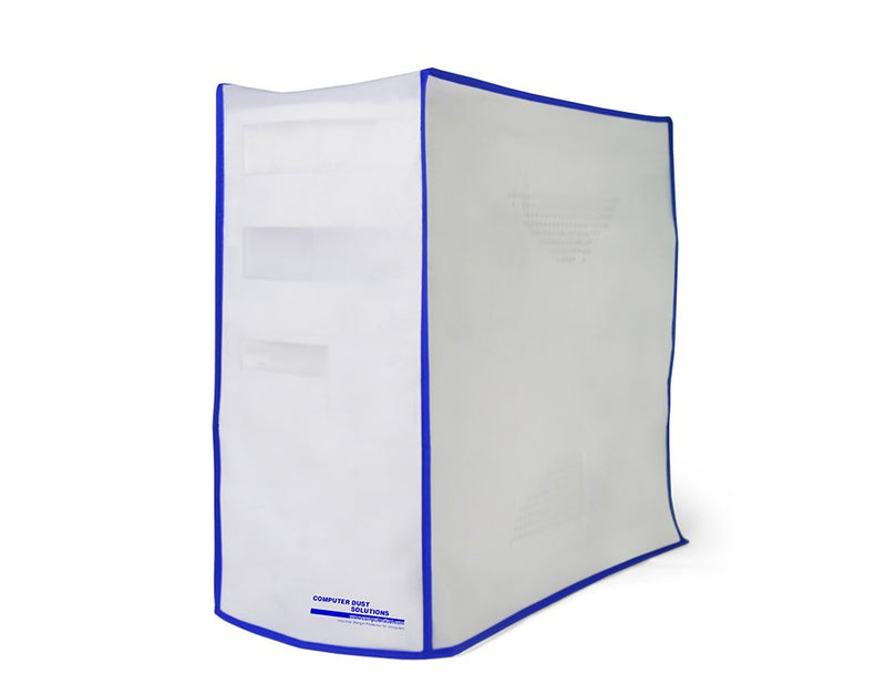 Dust and Water Resistant Silky Smooth Antistatic Vinyl Computer CPU dust Cover (8W x18H x19D) 8W x18H x19D