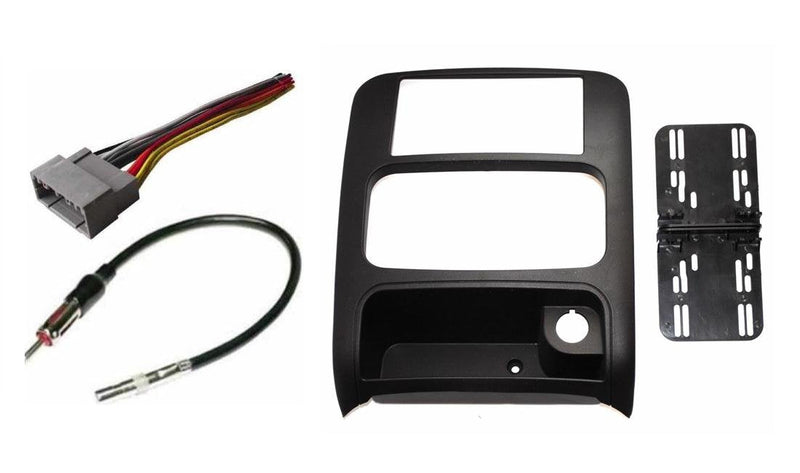 Double Din Dash Kit for Jeep Liberty | Compatible with Jeep Liberty, 2003-2007; standard wire harness and antenna adapter