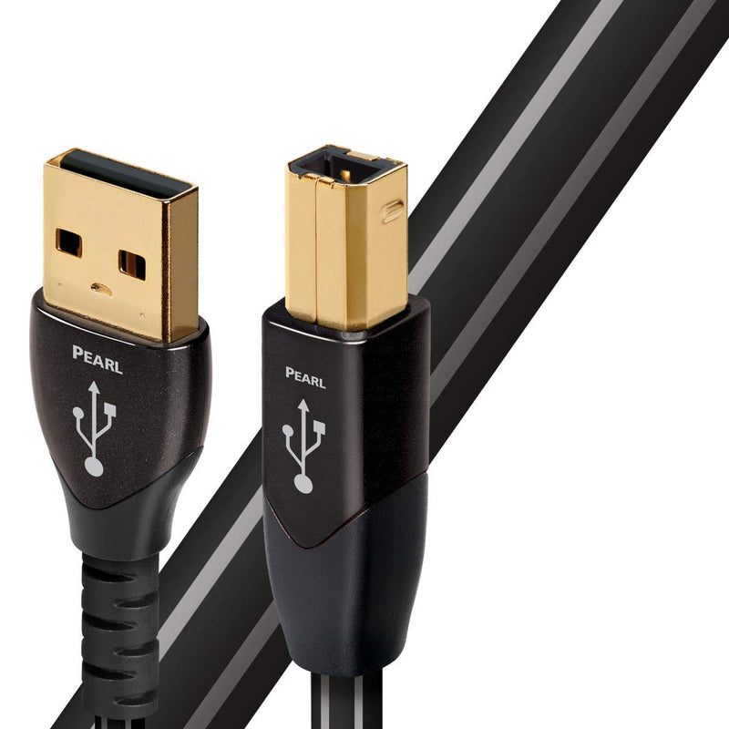 AudioQuest 0.75 m Pearl USB A > B High-Definition Audio Cable