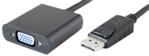 Addon-Networking DISPLAYPORT2VGA-5PK 5 Pack 8" DisplayPort to VGA Adapter Cable, 7.9", Black