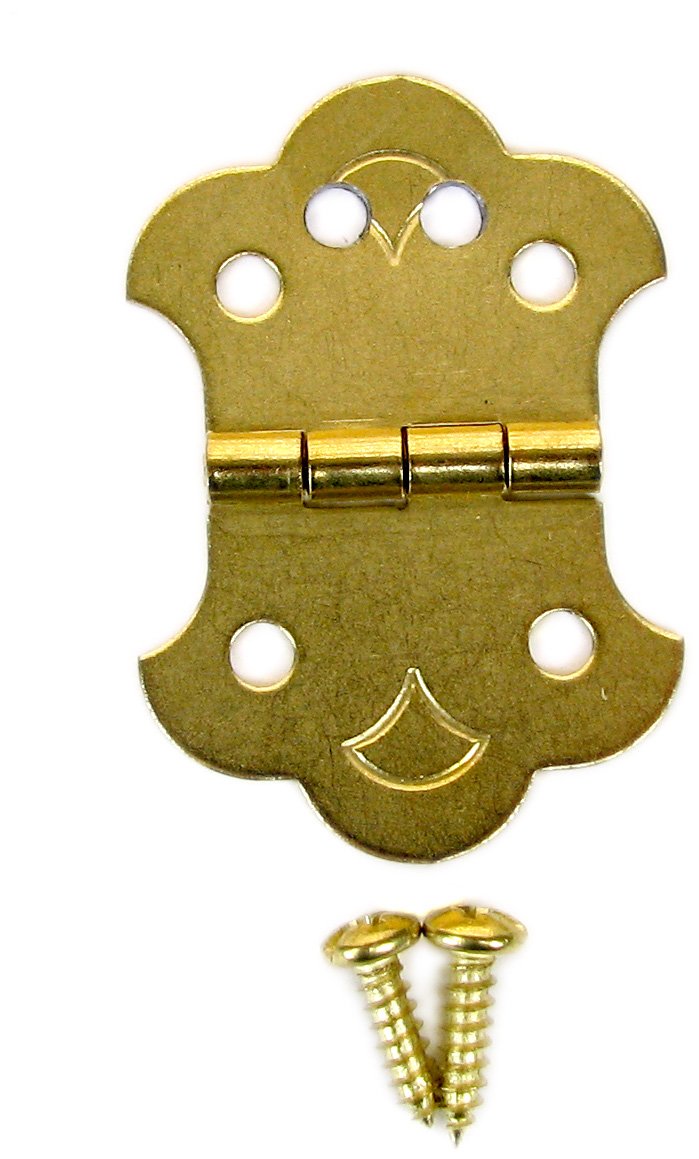[AUSTRALIA] - Cigar Box Guitar Brass Hinge Tailpiece for 4-String CBGs 