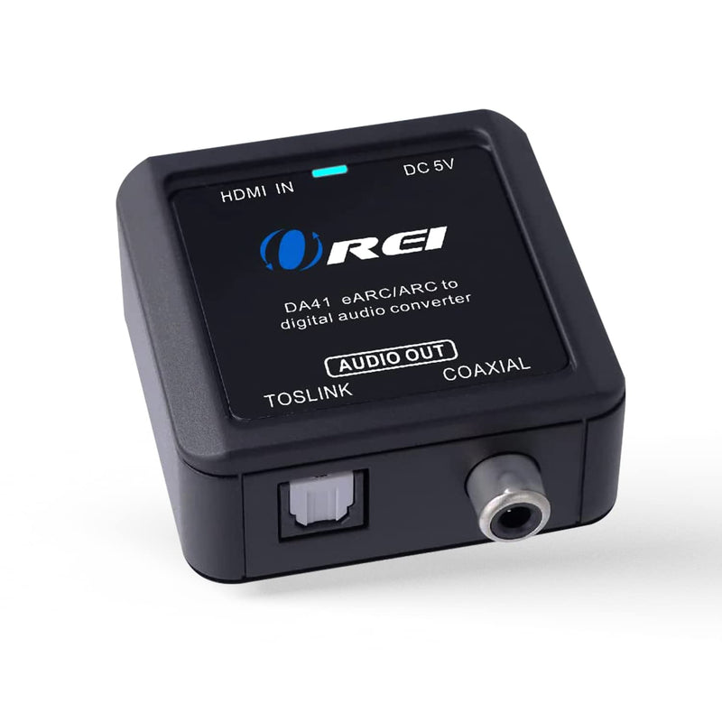 [AUSTRALIA] - OREI eARC/ARC HDMI to Optical/Coaxial Audio Extractor, - Supports Dolby 5.1 Channel, DTS 5.1, LPCM 2.0 Channel HDTV Soundbar Speaker Amplifier (DA41) eARC/ARC to Optical/Digital Audio 