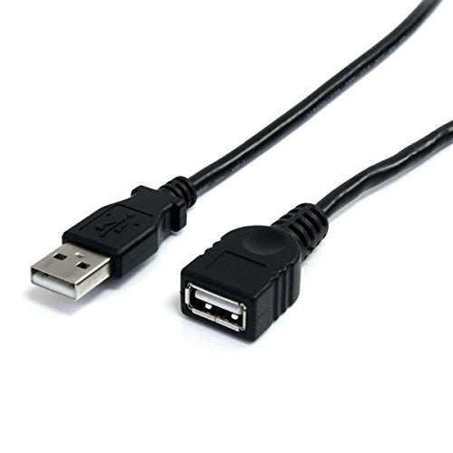 StarTech.com USB 2.0, 3 ft Black, Extension Cable A to A - M/F- USB Extension Cable (USBEXTAA3BK?DUP) - by StarTech