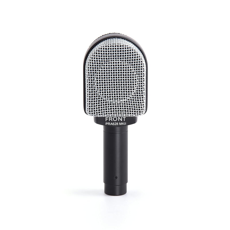 Superlux PRA628MKII Professional Dynamic Instrument Microphone, Wired Super-Cardioid Mic for Guitar/Bass Amps & Live Sound. Recording for Studio and Live Performance, Road-Ready with Clamp & Bag