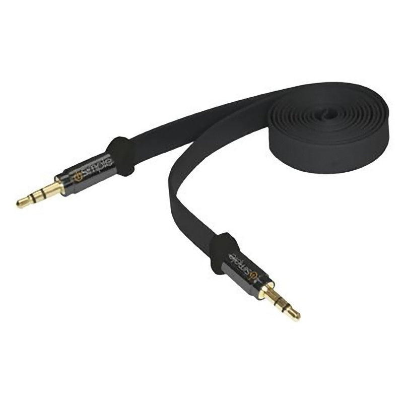 [AUSTRALIA] - iSimple ISMJ56B 3.5mm Audio Cable - Frustration-Free Packaging - Black Standard Packaging 