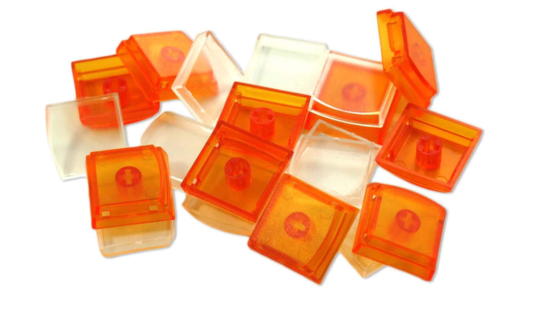 X-keys Keycap Cherry MX Compatible (1x1, Orange, 10 Pack) 1x1