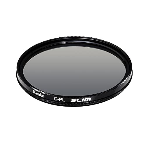 Kenko Camera Lens Effect Filter Smart C-PL 58mm, for Landscape, Adjust Contrast and Saturation, Removes Diffuse Reflection of Light, Low-Profile, 358993