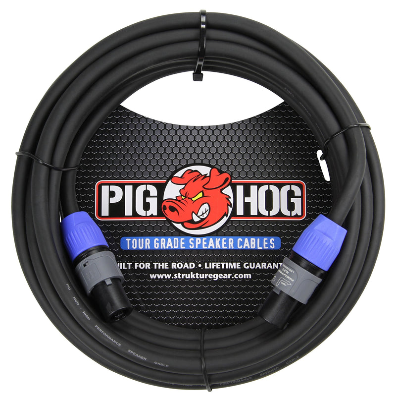 Pig Hog PHSC25SPK High Performance 14 Gauge 9.2mm speakON Speaker Cable, 25 Feet 25 ft