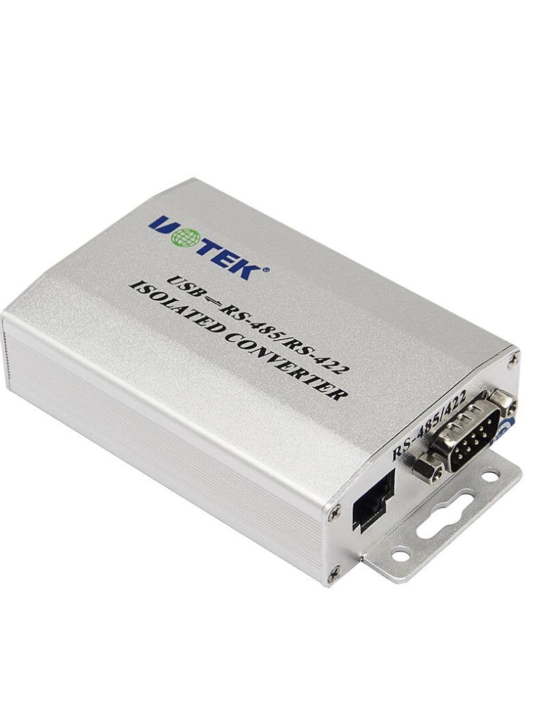 UTEK UT-820E USB to 422/485 Vonverter(1-Port USB to RS-485/422 Serial Converter with ESD Protection)