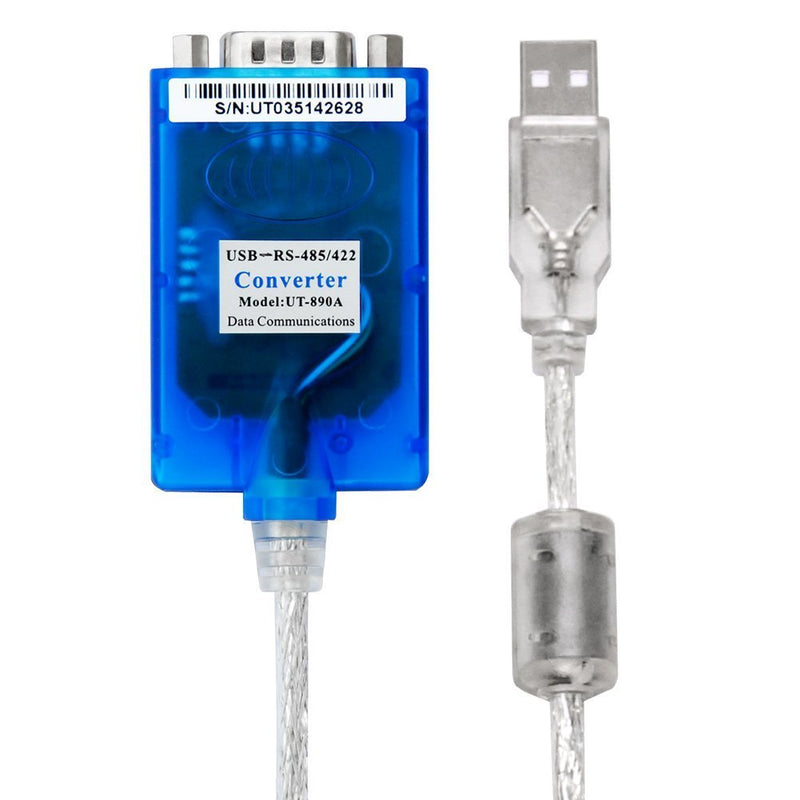 UTEK UT-890A 5ft 1-Port USB to RS-485/422 Serial Converter with ESD Protection