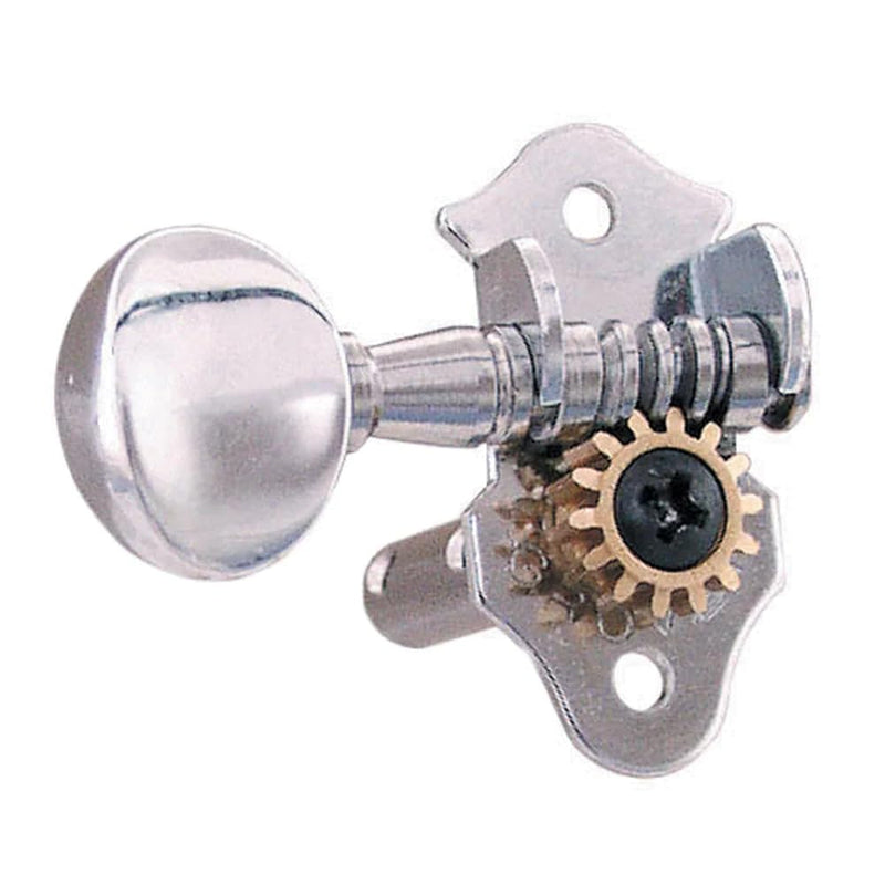[AUSTRALIA] - Grover Sta-Tite Guitar Tuners/Machine Heads, Set of 6 (3 Treble/3 Bass), Chrome Finish, V97C 