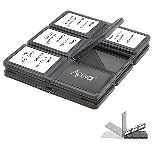 Acuvar 12 slot SD/SDHC Memory Card Hard Plastic Cases 12 Slots