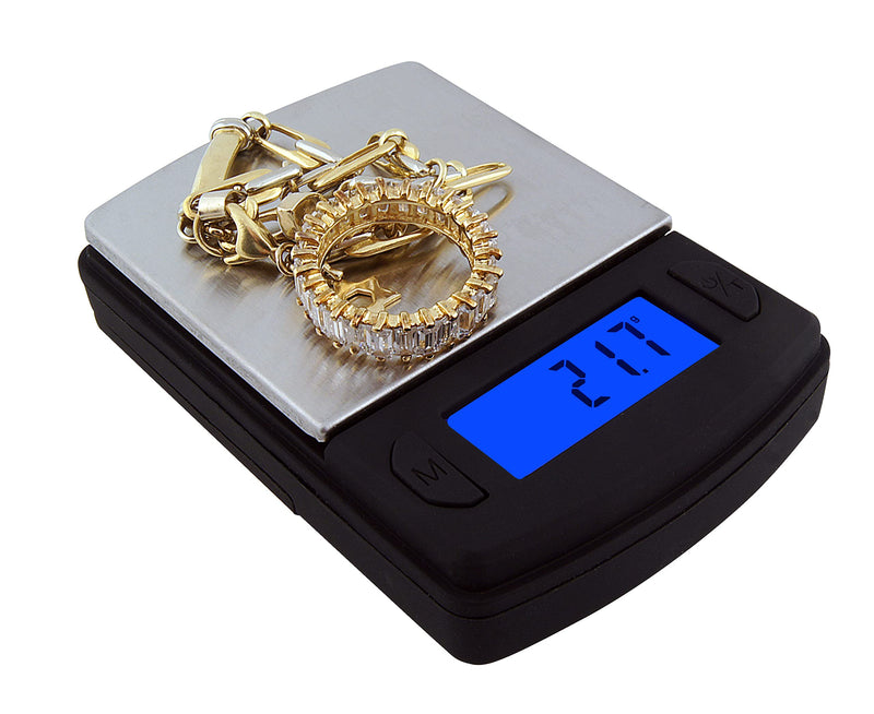 [AUSTRALIA] - GemOro Platinum V600M | Durable Precise Jewelers Countertop Portable Mini Scale | Digital Precision Tool with Expert Professional Reading & Accuracy 600g x 0.1g Readability V Series 