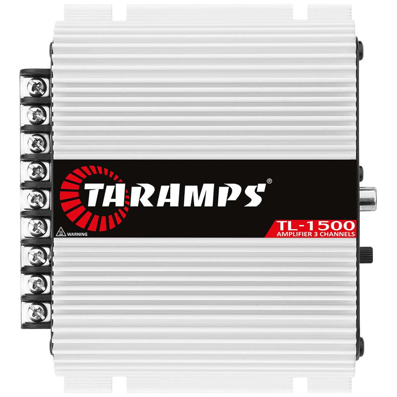 Taramp's TL 1500 2 Ohms 3 Channels 390 Watts Class D Full Range Amplifier, silver TL - 1500