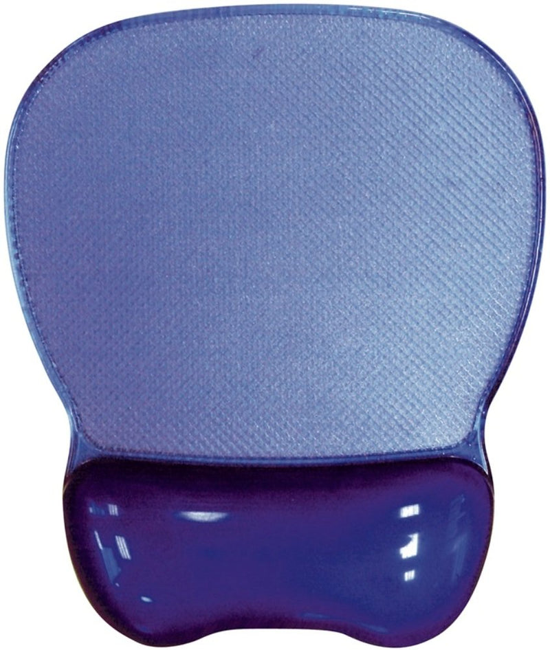 Aidata CGL003P Crystal Gel Mouse Pad Wrist Rest, Ergonomic Design, Redistribute Pressure Points, Stain and Water-Resistant, Purple