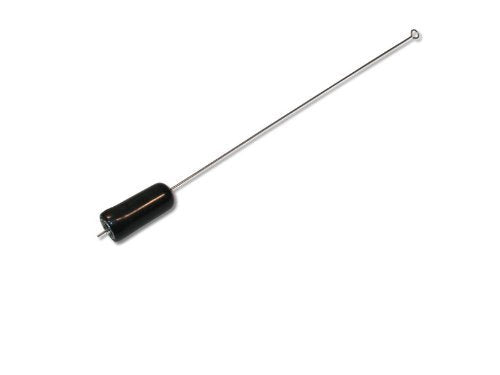 [AUSTRALIA] - Antenna with Coaxial Connection F Connector for use with Gate receiver 8" long and a protective rubber, Silver, 8 Inch 