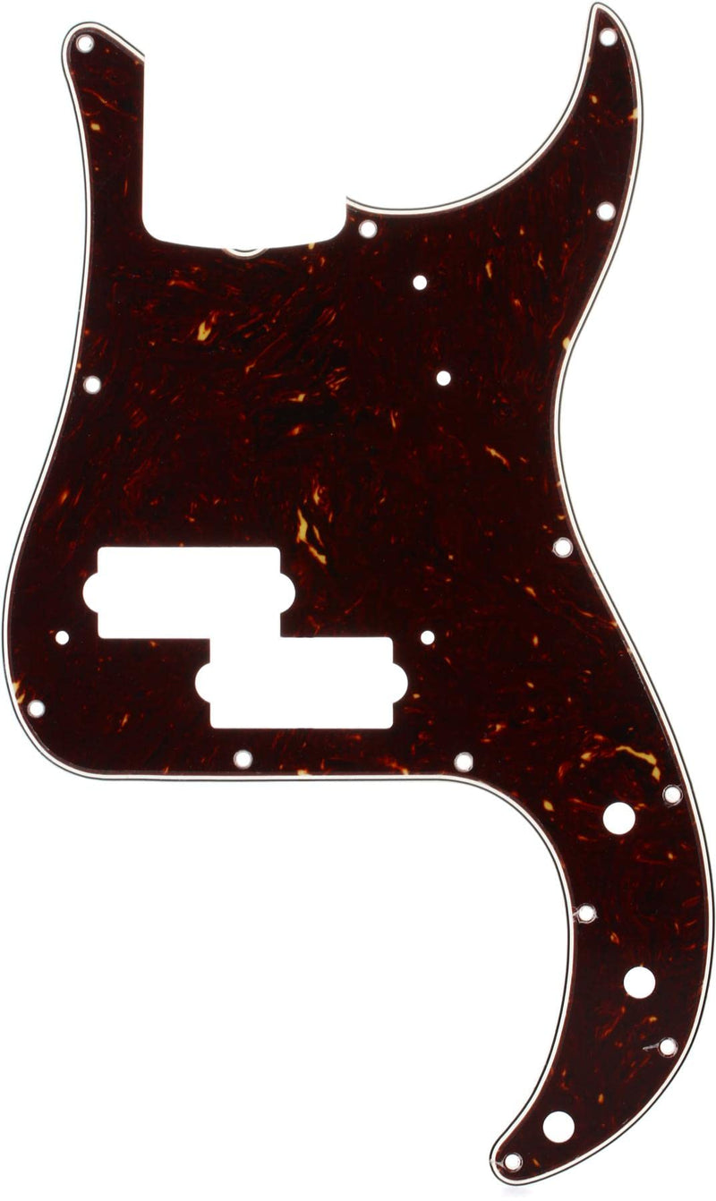 [AUSTRALIA] - Fender Pure Vintage Pickguard, '63 Precision Bass, 13-Hole - Tortoise Shell Precision Bass - 13 Hole Brown Shell Modern Pickguard 