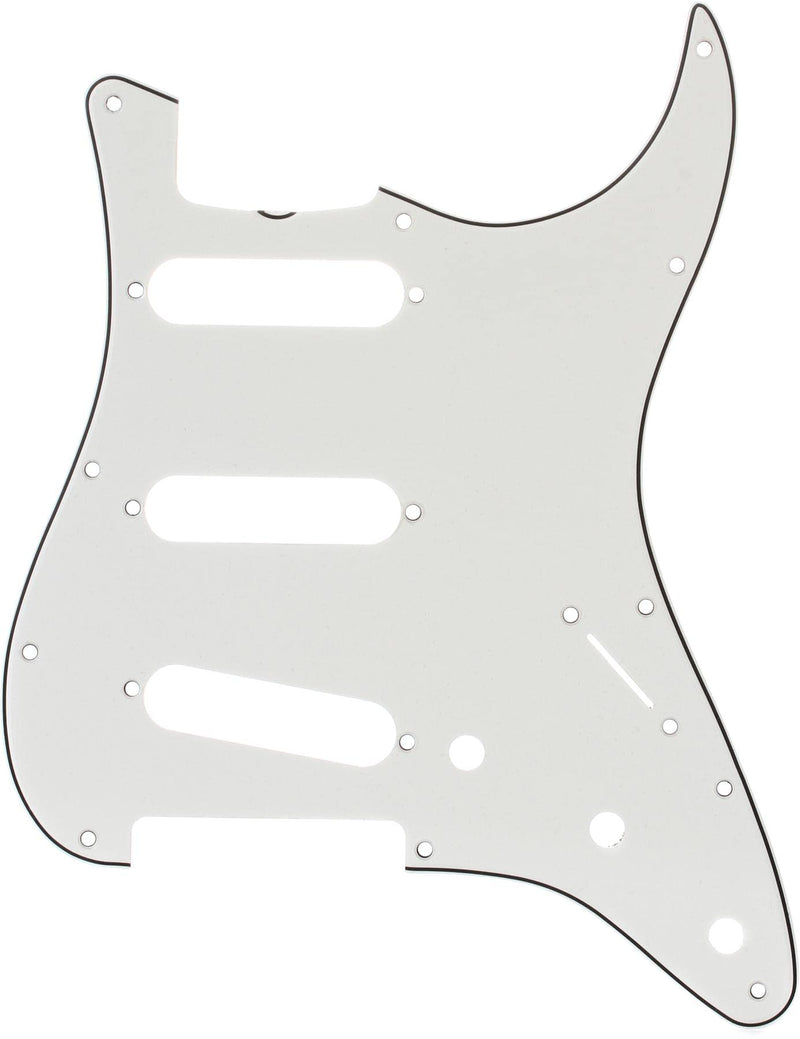 Fender Pure Vintage Pickguard, '65 Stratocaster with Truss Rod Notch, 11-Hole - Eggshell 3-Ply Stratocaster - 11 Hole