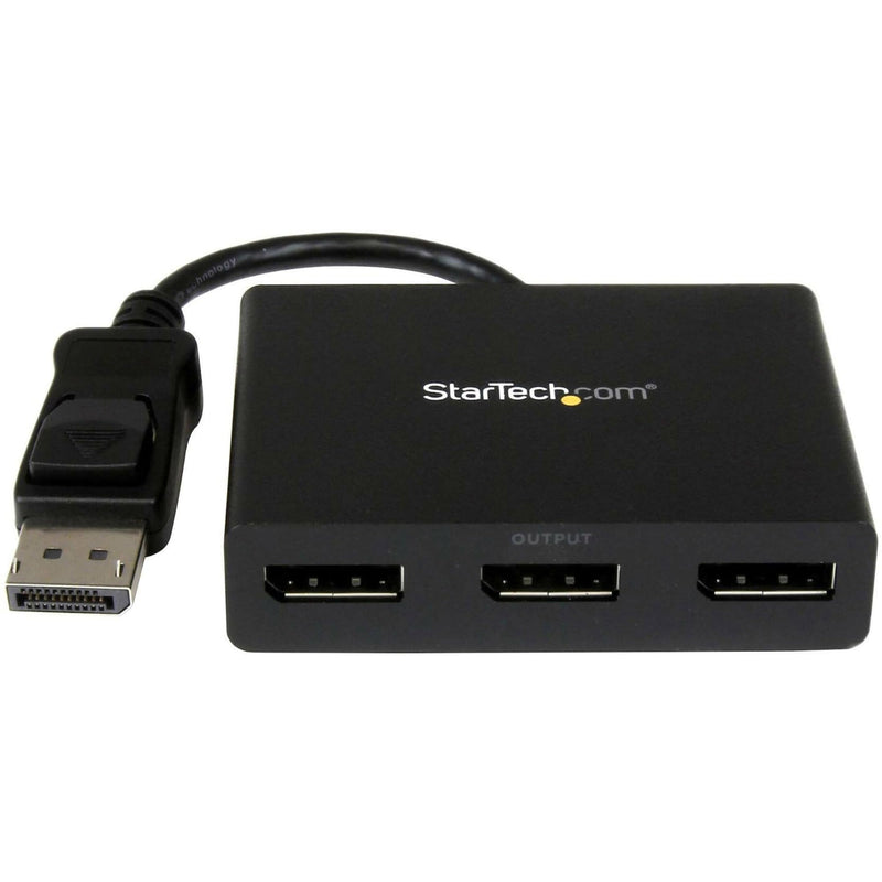 StarTech.com 3-Port DisplayPort 1.2 Splitter, DisplayPort to 3x DP Multi-Monitor Adapter, Dual 4K 30Hz and 1080p 60Hz Computer MST Hub, Windows Only (MSTDP123DP) 3x DP 1.2