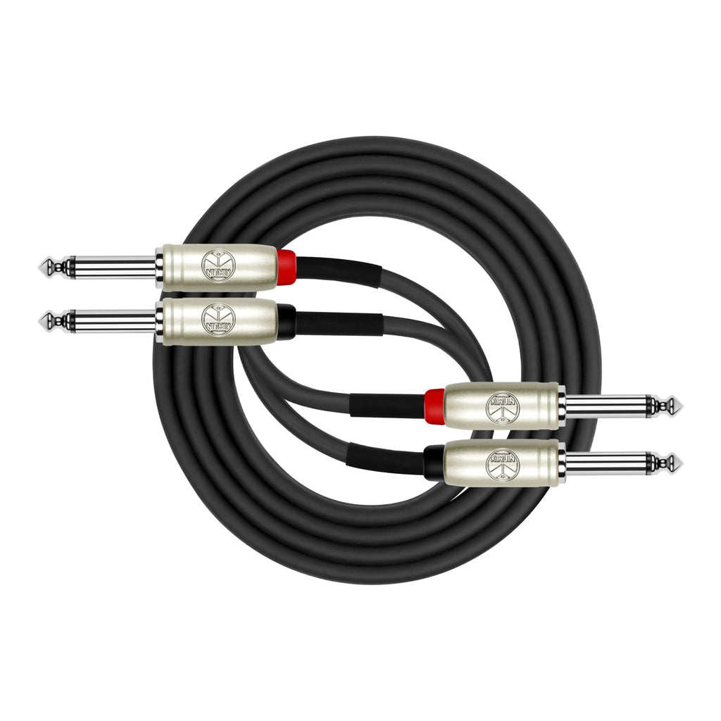 Cable AP-405PR-06/BK - 6 Feet - Dual 1/4-Inch to Dual 1/4-Inch Patch Cable, Laptop