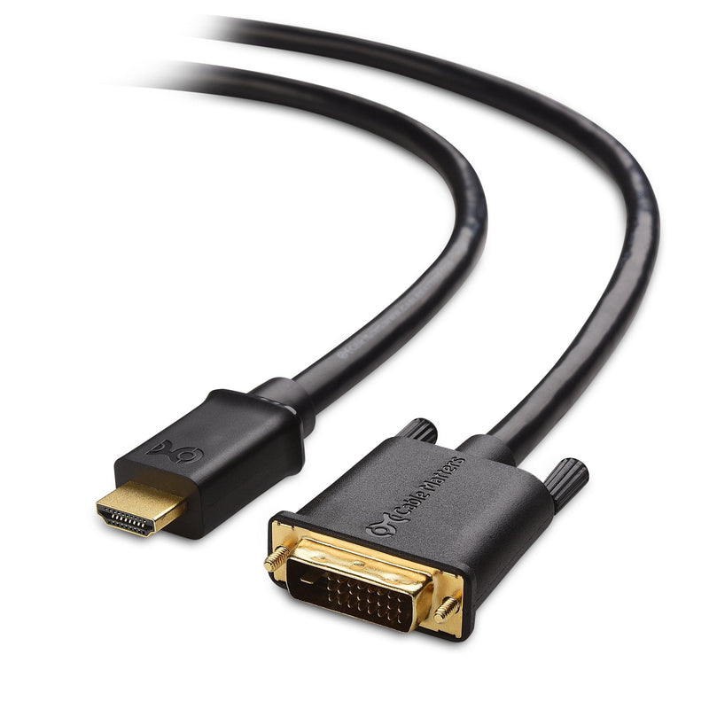 [AUSTRALIA] - Cable Matters CL3 in-Wall Rated Full HD HDMI to DVI Cable 6 ft (DVI to HDMI Cable, Bi-Directional HDMI to DVI-D Dual Link Cord) 6 Feet 