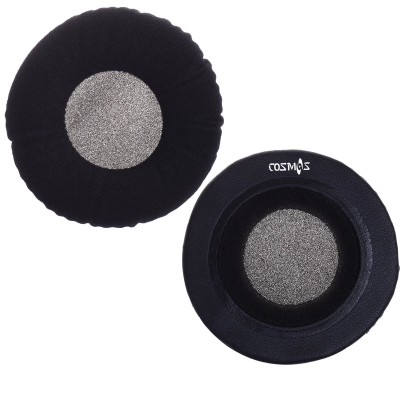 [AUSTRALIA] - Cosmos ® 1 Pair Black Color Velvet Replacement Earpad Ear Pad Cushion for AKG K 240 Studio Headphones 