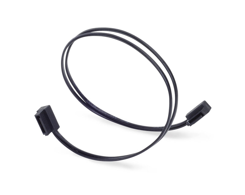 SilverStone Technology CP11B-300 300mm (11.8 in.) Ultra Thin 6Gb/s Lateral 90-Degree SATA Cable with Custom Low-Profile Connectors, SST-CP11B-300