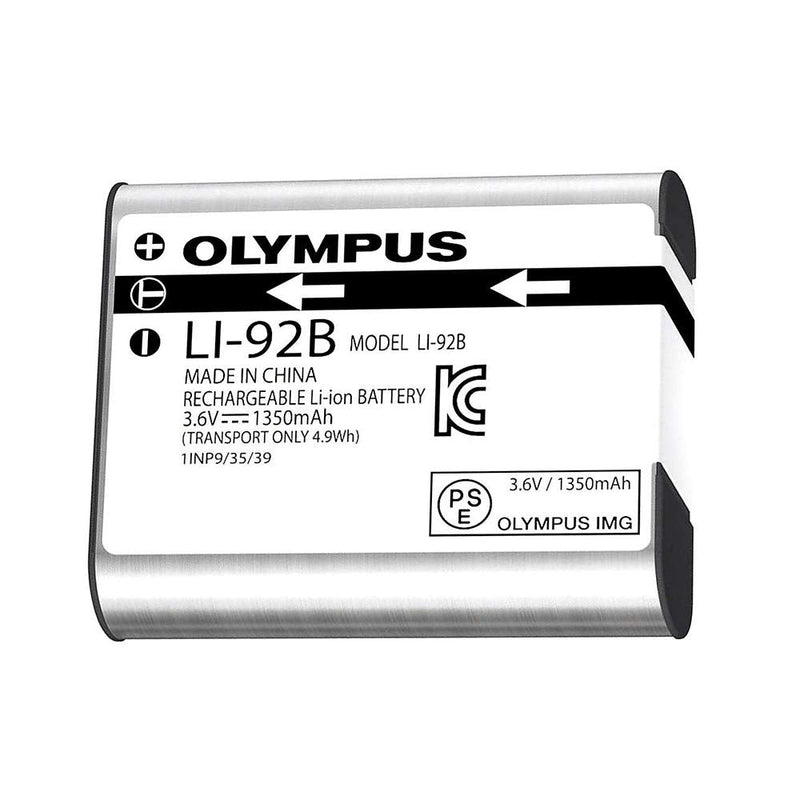 OM SYSTEM OLYMPUS Li-92B Rechargeable Battery (Silver) for TG-Series Cameras