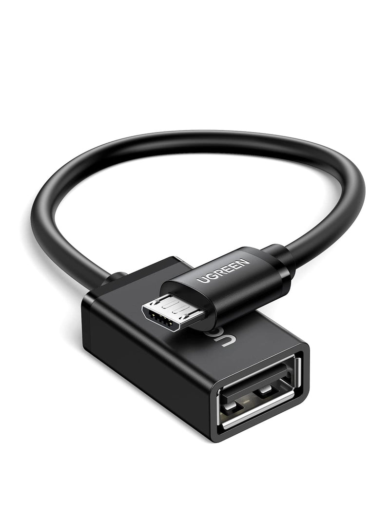 UGREEN Micro USB 2.0 OTG Cable On The Go Adapter Male Micro USB to Female USB Compatible with Samsung S7 S6 Edge S4 S3 LG G4 Controller Android Windows Smartphone Tablets 4 Inch Black