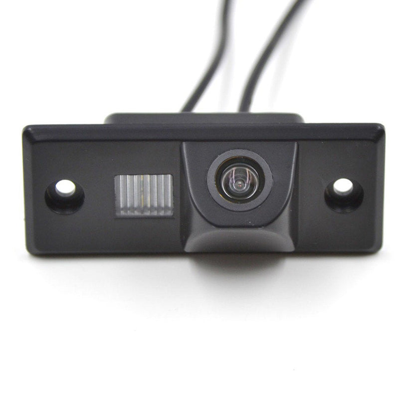 car Backup Camera, Waterproof Rear View License Plate Car Rear Backup Camera for VW Touareg Golf V Skoda Fabia Passat B5 Tiguan Polo Santana