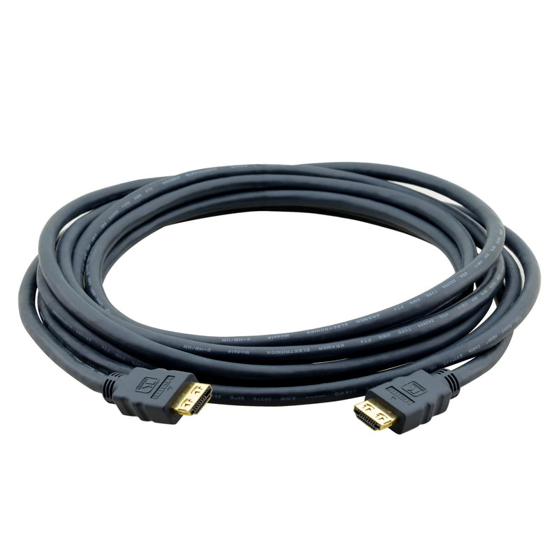 Kramer Premium High-Speed HDMI Cable – HDMI to HDMI, 4K@60Hz (35, 35, Feet) 35 Feet