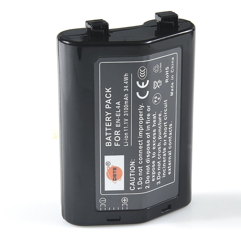 [AUSTRALIA] - DSTE Replacement for EN-EL4A Rechargeable Li-ion Battery Compatible Nikon D2Z D2H D2Hs D2X D2Xs D3 D3S D3X F6 Camera D300 D300S D700 MB-D12 MB-40 Battery Grip as EN-EL4 