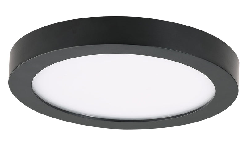 Minka Lavery 708-66A-L Vantage LED Flush Mount, 1-Light, 15 Total Watts, 7.5-in H x 1-in W, Coal Black 7.5" Wide