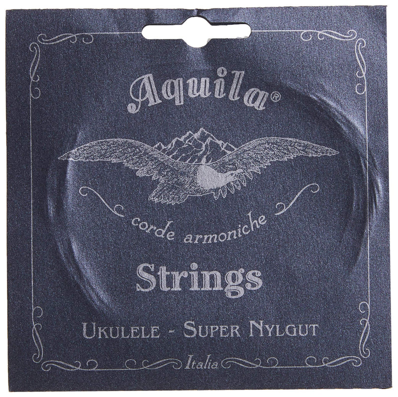 Aquila Super Nylgut AQ-106 Tenor Ukulele Strings - High G - 1 Set of 4, White
