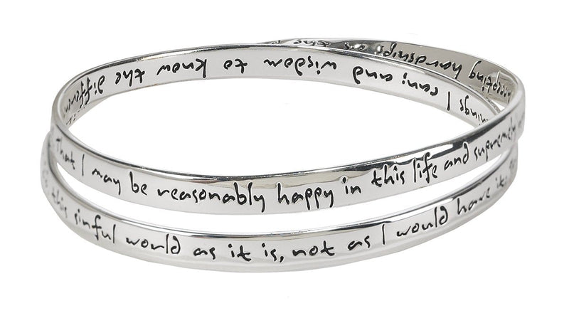 Double Mobius Bracelet - Complete Serenity Prayer