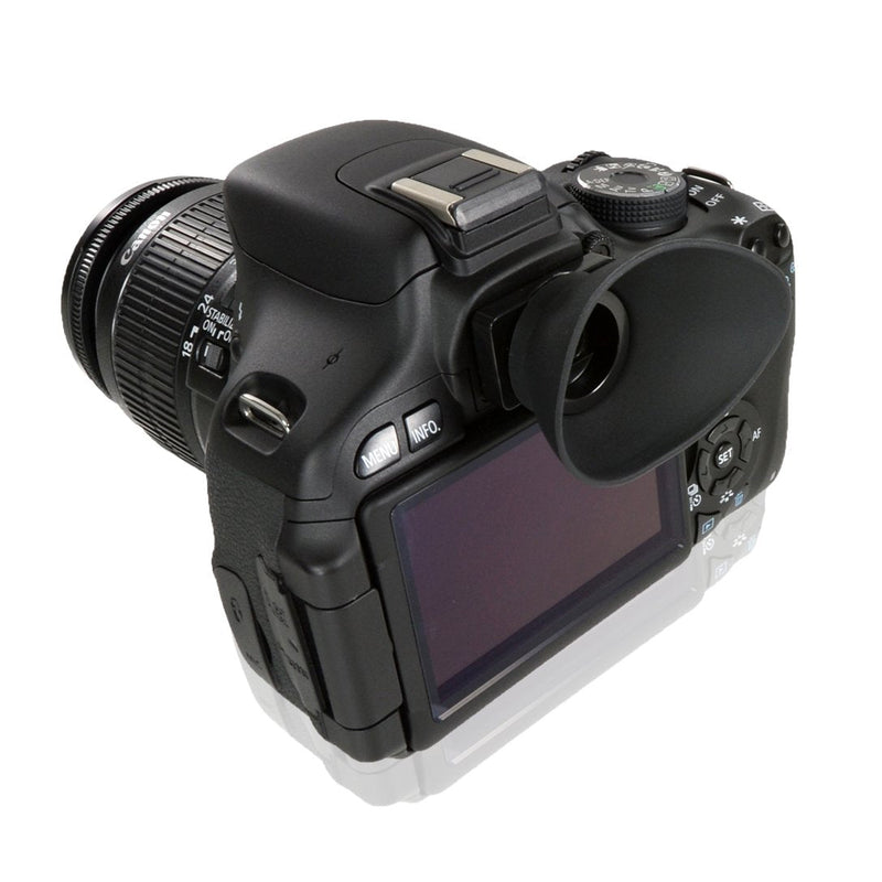 Foto&Tech Rubber Eyecup for Glasses Eyecup Eyeshade EF Compatible with Canon 90D 80D 70D 60D 77D 6D Mark II 5D Mark II T7 T6 T5 T100 T8i T7i T6s T6i T5i T4i T3i T2i T1i SL3 SL2 SL1 4000D 50D 40D 30D 1 Piece Black