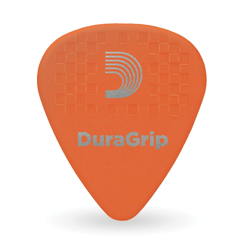 D'Addario DuraGrip Guitar Picks - Guitar Accessories - Grip Stamped - Guitar Picks with Grip for Acoustic Guitar, Electric Guitar, Bass Guitar - 25-pack, 0.60mm-Light