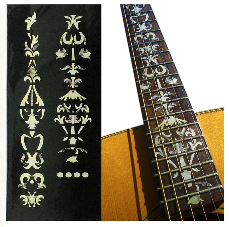 Jockomo Vine of Tree (White Pearl) Guitar Inlay Sticker white pearl