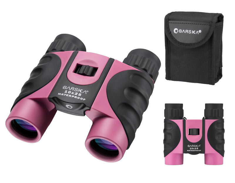[AUSTRALIA] - Barska AB12418 10x25 Waterproof Binocular, Pink, 10x25mm 