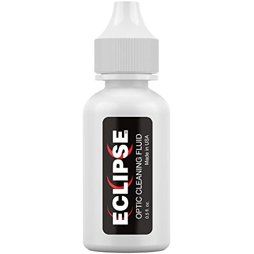 Eclipse Optic Cleaner for Sensors and Lenses - Digital Sensor Cleaner Solution - Camera Cleaning Fluid for Lenses, Sensors, Cameras, Binoculars, and Other Optical Products - Dropper Tip (15ml) - 0.5oz Eclipse