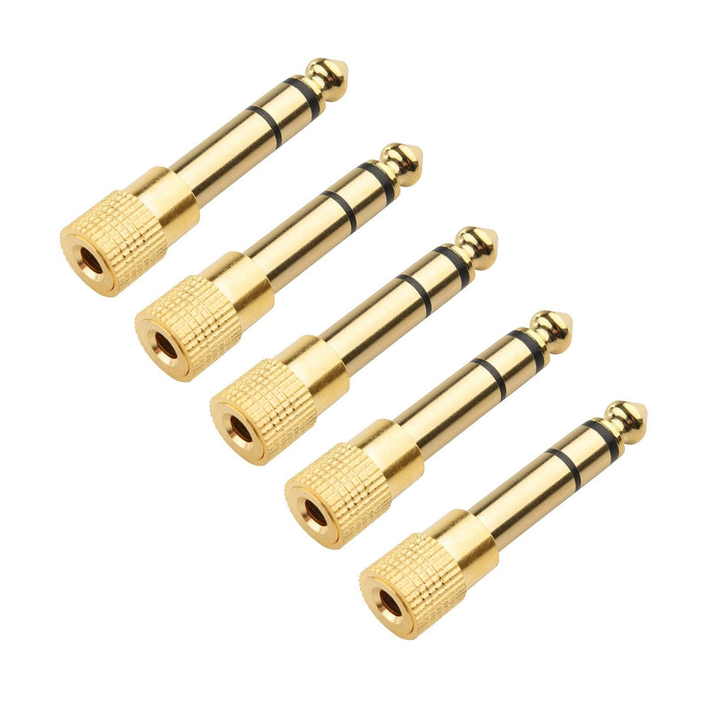 [AUSTRALIA] - Cable Matters 5-Pack 1/4 to 1/8 Headphone Adapter 