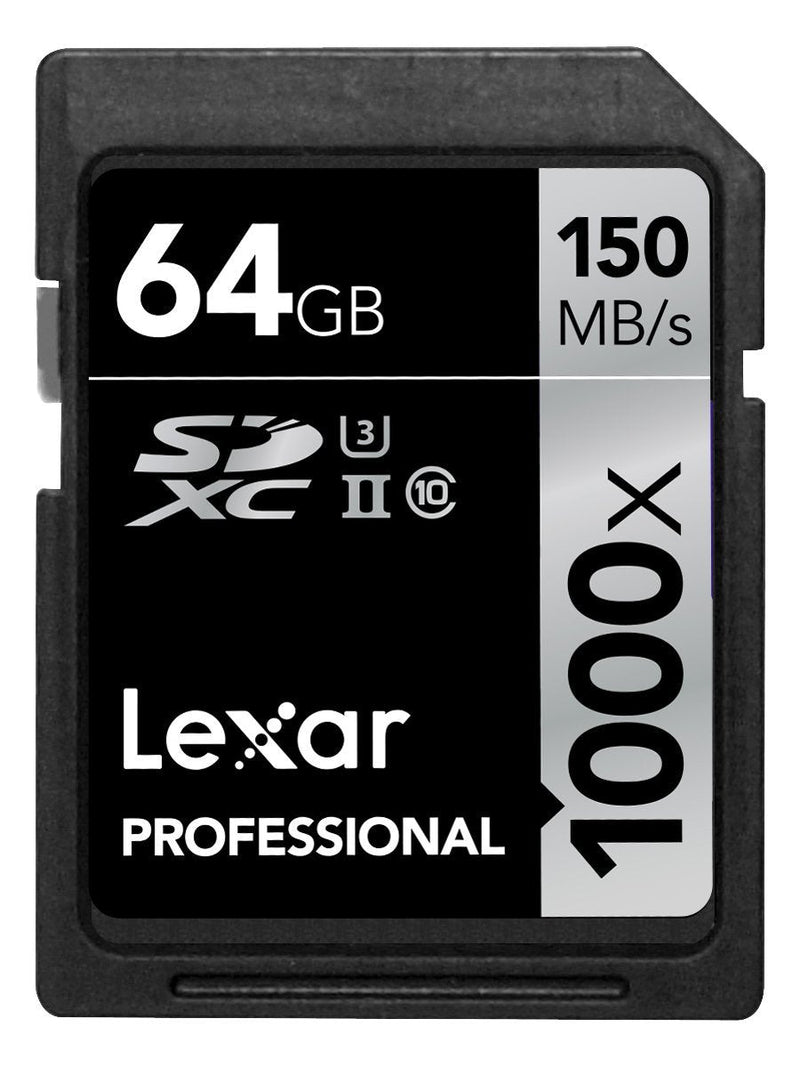 Lexar Professional 1000x 64GB SDXC UHS-II Card 64 GB Single