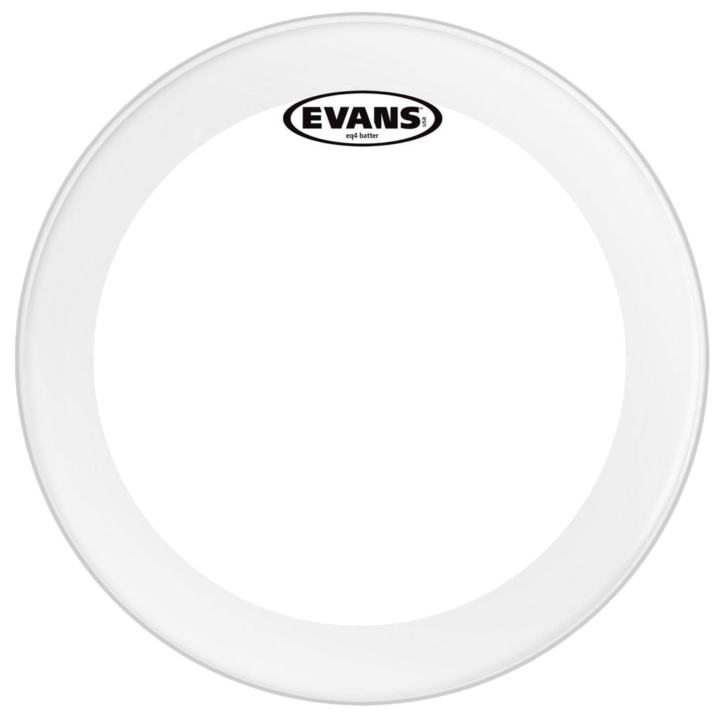 Evans EQ4 Clear Bass Drum Head, 16 Inch