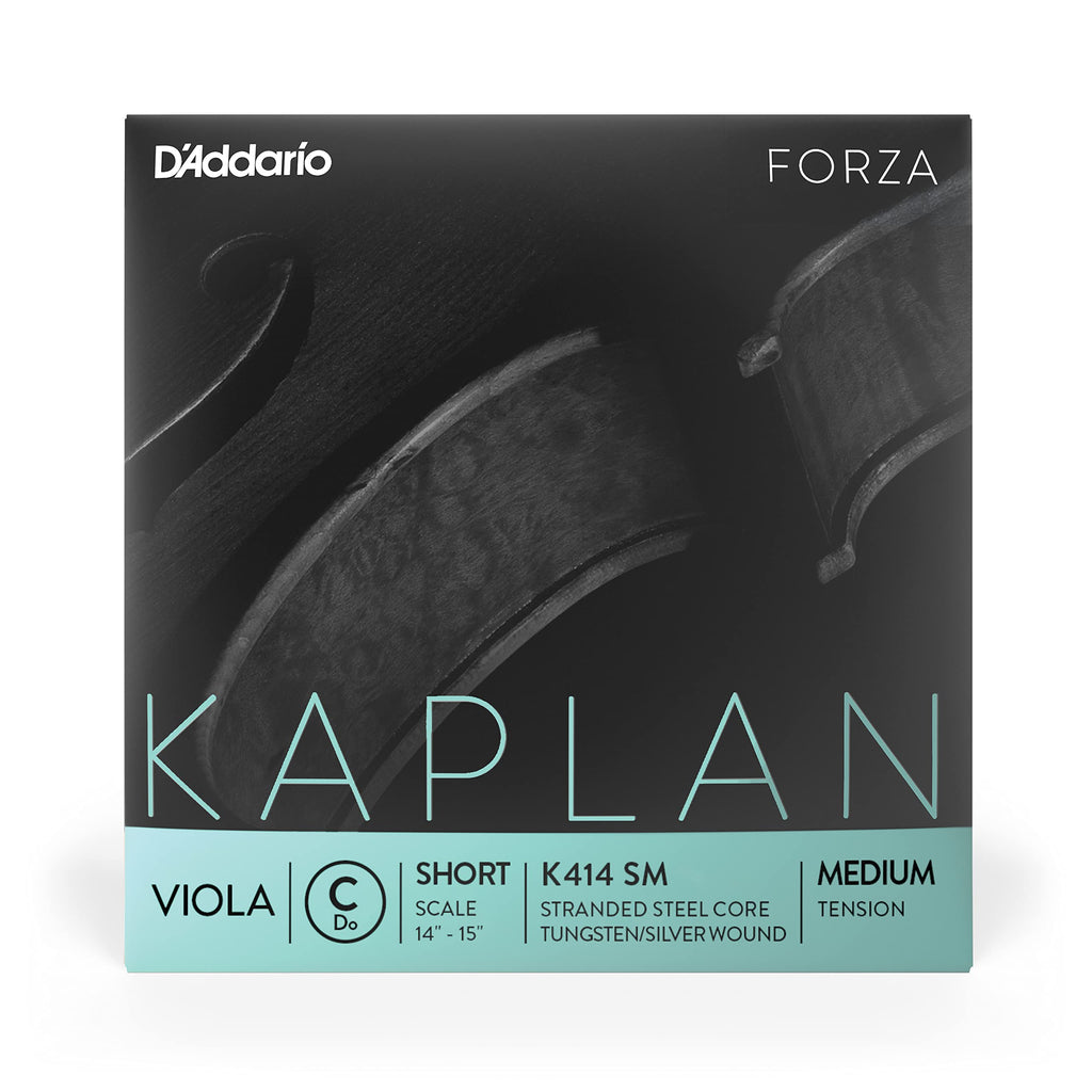 D'Addario Kaplan Forza Viola String - Single C String - K414 SM - Viola Strings - Short Scale, Medium Tension