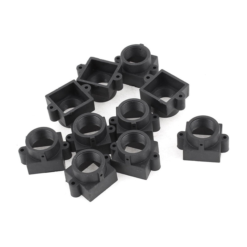[AUSTRALIA] - uxcell 10 Pcs S Mount M12 Board Lens Holder 20mm Screw Spacing Black for CCTV Camera 