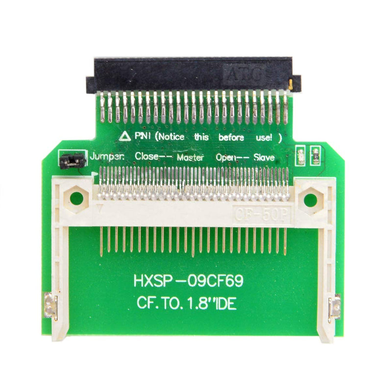 Chenyang CY Memory Card Adapter CF Compact Flash Memory Card to 50pin 1.8 Inch IDE Hard Drive SSD Converter Adapter for Toshiba CF-IDE 1.8 inch